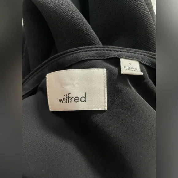 EUC ARITZIA black wilfred dress no tags size 4 - Picture 10 of 10
